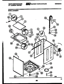 05 - Cabinet Parts parts for Frigidaire Washer Dryer Combo LE400MXD1 from AppliancePartsPros.com