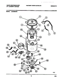 06 - Agitator, Washtub And Motor parts for Frigidaire Washer Dryer Combo LE400MXW3 from AppliancePartsPros.com