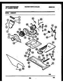 03 - Motor And Blower Parts parts for Frigidaire Washer Dryer Combo LE400AXW1 from AppliancePartsPros.com