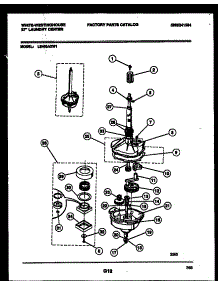 07 - Transmission Parts parts for Frigidaire Washer Dryer Combo LE400AXW1 from AppliancePartsPros.com