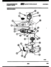 06 - Washer Drive System And Pump parts for Frigidaire Washer Dryer Combo SM115MXW2 from AppliancePartsPros.com