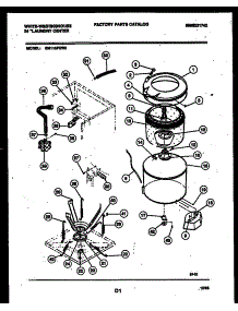 05 - Tubs, Water Valve And Lid Switch parts for Frigidaire Washer Dryer Combo SM115PXD2 from AppliancePartsPros.com