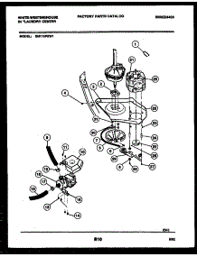 06 - Washer Drive System And Pump parts for Frigidaire Washer Dryer Combo SM115PXD1 from AppliancePartsPros.com