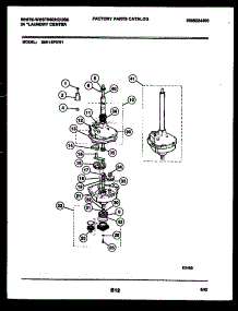 07 - Transmission Parts parts for Frigidaire Washer Dryer Combo SM115PXD1 from AppliancePartsPros.com