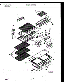 04 - Shelves And Supports parts for Frigidaire Refrigerator RT173MCW2 from AppliancePartsPros.com