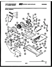 03 - Motor, Blower And Cabinet Parts parts for Frigidaire Washer Dryer Combo LG400MXW2 from AppliancePartsPros.com