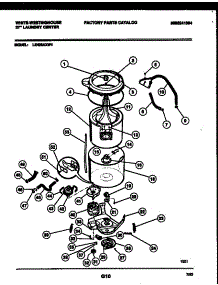 06 - Tub Detail parts for Frigidaire Washer Dryer Combo LE400AXD1 from AppliancePartsPros.com
