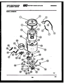 06 - Tub Detail parts for Frigidaire Washer Dryer Combo LG400MXW2 from AppliancePartsPros.com
