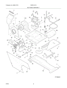 05 - Motor / Blower / Belt parts for White Westinghouse Washer Dryer Combo SWSG1031DQ0 from AppliancePartsPros.com