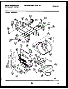 03 - Console, Control And Drum parts for Frigidaire Washer Dryer Combo SM230PXW3 from AppliancePartsPros.com
