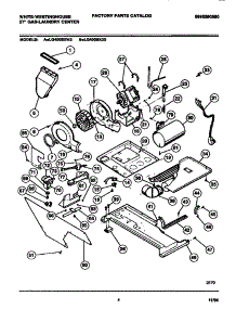 03 - Dryer - Motor, Blower, Belt parts for Frigidaire Washer Dryer Combo LG400SXW2 from AppliancePartsPros.com