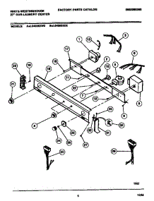 04 - Console & Controls parts for Frigidaire Washer Dryer Combo LG400SXW2 from AppliancePartsPros.com