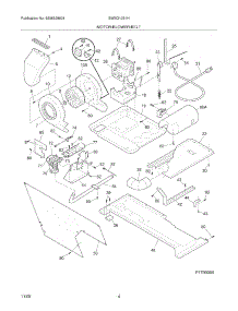 05 - Motor / Blower / Belt parts for White Westinghouse Washer Dryer Combo SWSG1031HQ2 from AppliancePartsPros.com
