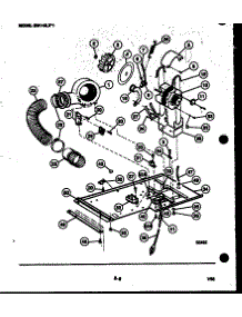 04 - Dryer Motor, Blower And Belt parts for Frigidaire Washer Dryer Combo SM115LXD1 from AppliancePartsPros.com