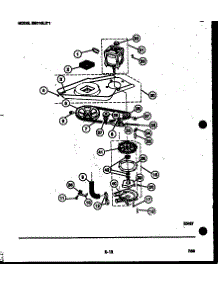 06 - Washer Drive System And Pump parts for Frigidaire Washer Dryer Combo SM115LXD1 from AppliancePartsPros.com