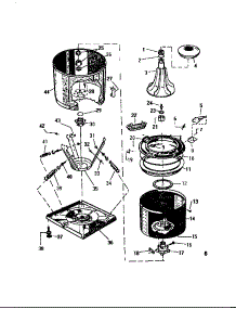 05 - Tubs parts for Frigidaire Washer LA640JXW3 from AppliancePartsPros.com