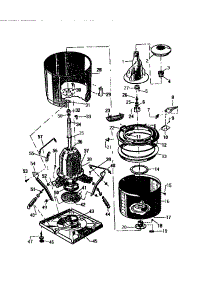 06 - Tubs, Transmission, Base parts for Frigidaire Washer LA750EXV3 from AppliancePartsPros.com