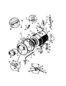 06 - Tubs parts for Frigidaire Washer LT700JXD1 from AppliancePartsPros.com