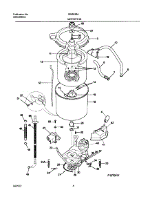 05 - Wshr Mtr,Hose parts for White Westinghouse Washer SWS933AS1 from AppliancePartsPros.com