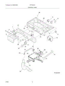 03 - Control Panel parts for White Westinghouse Washer WTF330HS1 from AppliancePartsPros.com