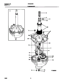 04 - Transmission parts for Frigidaire Washer WWS233RBW0 from AppliancePartsPros.com