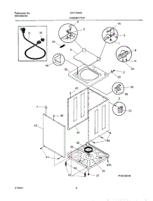 03 - Wshr Cab,Top parts for White Westinghouse Washer SWT1549AQ0 from AppliancePartsPros.com