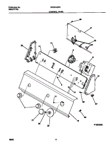 05 - Control Panel parts for Frigidaire Washer WWS445RBW0 from AppliancePartsPros.com
