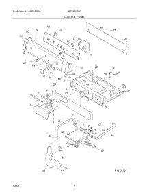 03 - Control Panel parts for White Westinghouse Washer WTR430ES0 from AppliancePartsPros.com