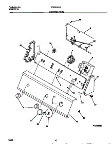 05 - Control Panel parts for Frigidaire Washer WWX233YBW3 from AppliancePartsPros.com