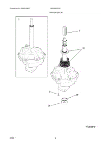 07 - Transmission parts for White Westinghouse Washer WWS833ES0 from AppliancePartsPros.com