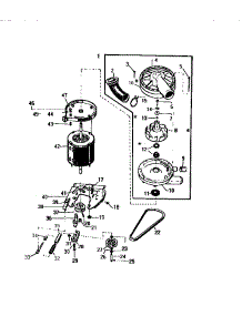 06 - Motor, Pump Assembly parts for Frigidaire Washer LA550EXV1 from AppliancePartsPros.com
