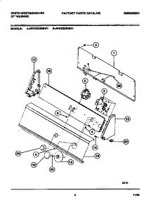 05 - Console & Controls parts for Frigidaire Washer WWX223RBD1 from AppliancePartsPros.com