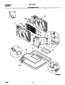 05 - Compressor Parts parts for Frigidaire Air Conditioner WAH11EP2T4 from AppliancePartsPros.com