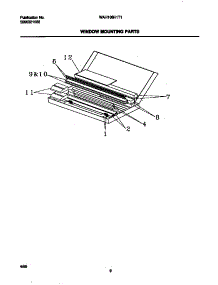 06 - Mounting Parts parts for Frigidaire Air Conditioner WAH106H1T1 from AppliancePartsPros.com