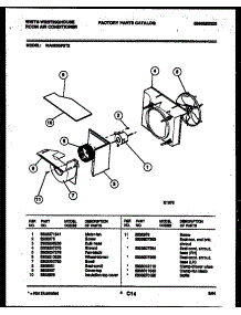 04 - Air Handling Parts parts for Frigidaire Air Conditioner WAH096P2T2 from AppliancePartsPros.com