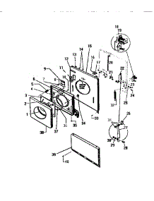 04 - Door And Front Panel parts for Frigidaire Washer LT800JXD1 from AppliancePartsPros.com