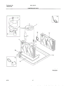 09 - System parts for White Westinghouse Air Conditioner WAL122K1A1 from AppliancePartsPros.com