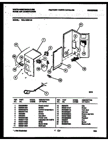 03 - Electrical Parts parts for Frigidaire Air Conditioner WAL123S1A3 from AppliancePartsPros.com