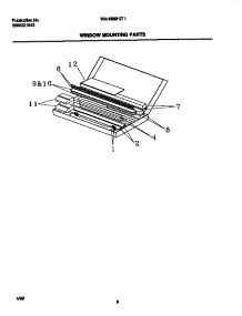 06 - Mounting Parts parts for Frigidaire Air Conditioner WAH096H2T1 from AppliancePartsPros.com
