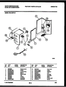 03 - Electrical Parts parts for Frigidaire Air Conditioner WAL126P1A1 from AppliancePartsPros.com