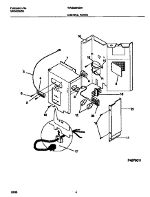 03 - Control Parts parts for Frigidaire Air Conditioner WAS226G2A1 from AppliancePartsPros.com