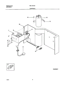 05 - Controls parts for White Westinghouse Air Conditioner WAL126K2A1 from AppliancePartsPros.com