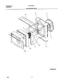 07 - Air Handling Parts parts for White Westinghouse Air Conditioner WAL126K2A1 from AppliancePartsPros.com