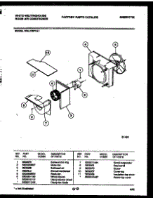 04 - Air Handling Parts parts for Frigidaire Air Conditioner WAL126P1A1 from AppliancePartsPros.com
