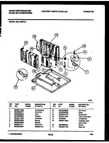 05 - System Parts parts for Frigidaire Air Conditioner WAL126P1A1 from AppliancePartsPros.com