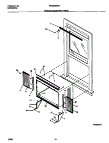 06 - Window Mounting Parts parts for Frigidaire Air Conditioner WAS226G2A1 from AppliancePartsPros.com