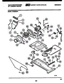 03 - Motor, Blower And Cabinet Parts parts for Frigidaire Washer Dryer Combo LE400MXW1 from AppliancePartsPros.com