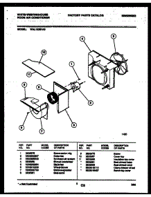 04 - Air Handling Parts parts for Frigidaire Air Conditioner WAL123S1A3 from AppliancePartsPros.com