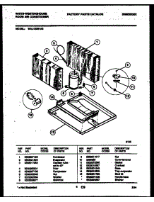 05 - System Parts parts for Frigidaire Air Conditioner WAL123S1A3 from AppliancePartsPros.com