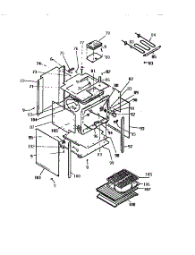 04 - Oven Cavity parts for Frigidaire Oven KB663GDM1 from AppliancePartsPros.com